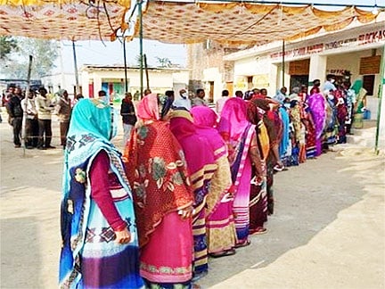 5 மாநில சட்டமன்ற தேர்தல் நிறைவு:  உ.பி-யில் 54 தொகுதிகளில் இன்று வாக்குப்பதிவு!