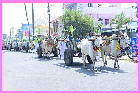 மாட்டு வண்டிகளில் வந்திறங்கிய இலக்கிய சீர் வரிசைகள்….