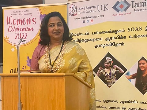 இங்கிலாந்து நாடாளுமன்றத்தில் நடிகை ராதிகாவுக்கு சாதனை விருது!