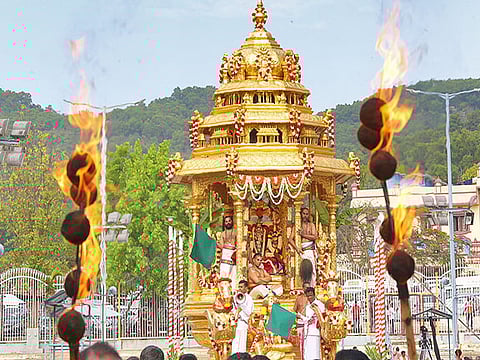 திருப்பதி ஆலய வசந்தோற்சவம்: துர்கா ஸ்டாலின் ஸ்வாமி தரிசனம்!