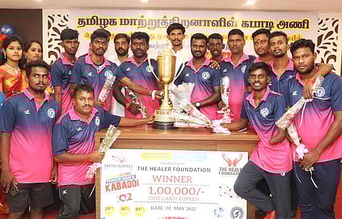 தேசிய மாற்றுத் திறனாளிகள் கபடி போட்டி: சாம்பியன் பட்டம் வென்றது தமிழக அணி!