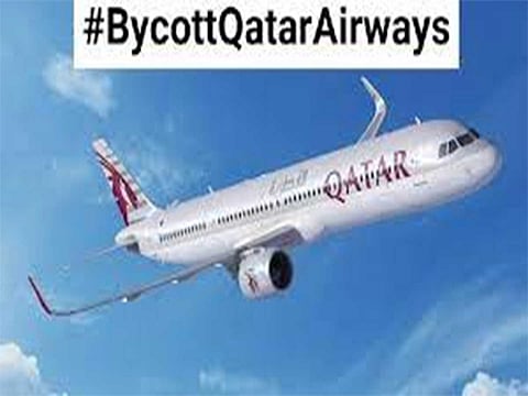 #BycottQatarAirways: ட்ரெண்டிங்கில் பிஜேபி ஹேஷ்டேக்!