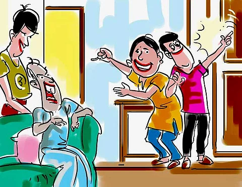 திருப்பதியும் நான்கு பேரப் பிள்ளைகளும்…