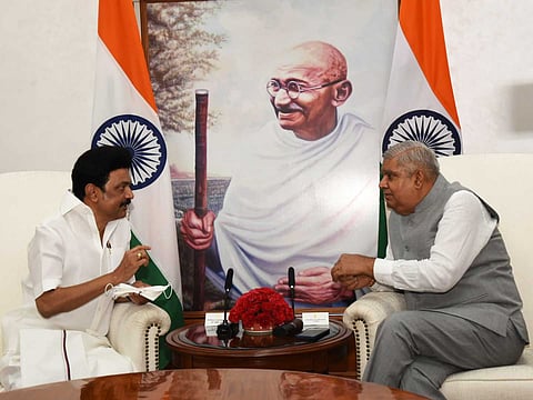 குடியரசுத் துணைத் தலைவருடன் முதல்வர் மு.க. ஸ்டாலின் சந்திப்பு!