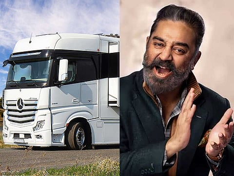 கமல்ஹாசனின் கேரவன்!