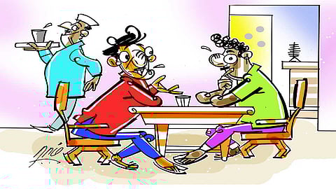 நாமே தோசை சுட்டுச் சாப்பிடலாம்...