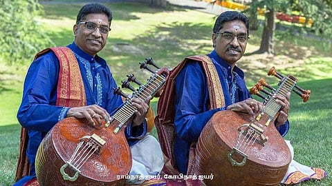 வியக்க வைக்கும் வீணை வாசிப்பு! 
ஆஸ்திரேலிய 'ஐயர் சகோதரர்கள்' !