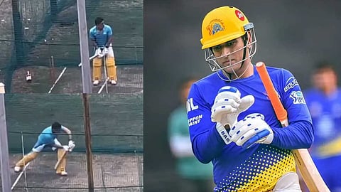 ஐ.பி.எல். போட்டிக்கு தயாராகிறார் தோனி!