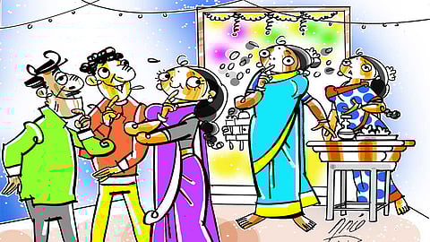 டிபன் சாப்பிட வழியைக் காட்டுங்க!