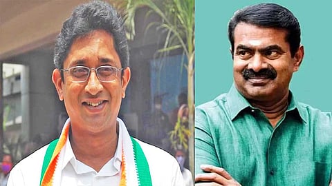 நாம் தமிழர் கட்சியில் இணைய என்னை சந்தித்தார் திருமகன் ஈவெரா... - சீமான் பரபரப்புப் பேச்சு