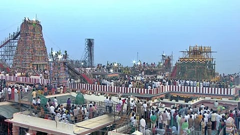 #Breaking பழனி தண்டாயுதபாணி சுவாமி கோவில் மகா கும்பாபிஷேக விழா!