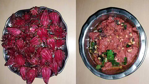 இரும்பு சத்து நிறைந்த கோங்குரா பூ பச்சடி !