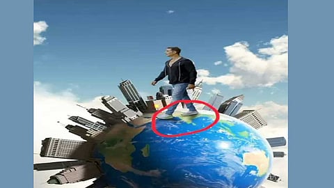 இந்திய வரைபடத்தை மிதித்ததாக பாலிவுட் நடிகர் அக்ஷய்குமாருக்கு எதிராக கண்டனங்கள்