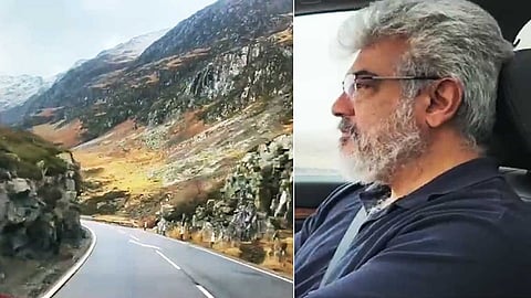Scotlandல தல அஜித் என்ன பண்றாரு பாருங்க... செம கெத்துதான்!