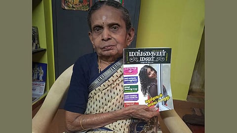 என்னை எழுத்தாளராக உயர்த்தியது மங்கையர் மலர்தான்!