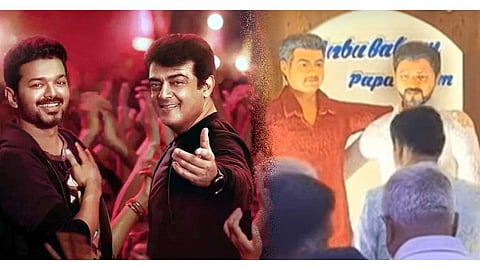 பேக்கரி கண்காட்சியில் 6 அடி உயரத்தில் தத்ரூபமாக அசத்தும் அஜித், விஜய் கேக்குகள்!