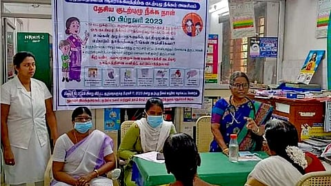 தமிழகம் முழுவதும் இன்று குடற்புழு நீக்க மாத்திரை முகாம்