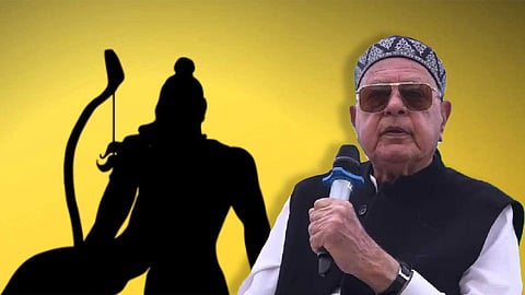 அல்லாவால் அனுப்பி வைக்கப்பட்டவர் தான் பகவான் ராமர்: பரூக் அப்துல்லா!