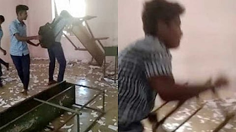 பள்ளி மாணவ மாணவிகளின் பொறுப்பற்ற செயலால் ஆசிரியர்கள் பெற்றோர் வேதனை.