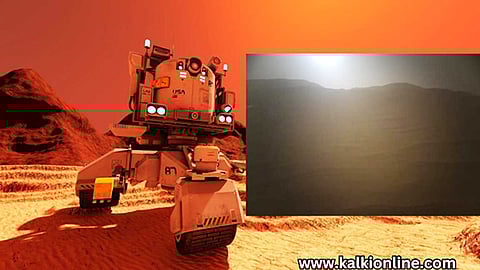 Mars கிரகத்தில் சூரிய அஸ்தமனம்!