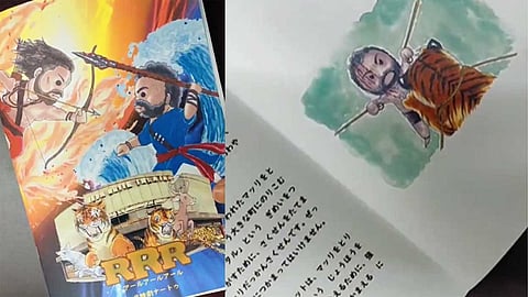 7 வயது மகனுக்காக 'RRR' படத்தின் கதையை புத்தகமாக உருவாக்கிய தாய்!