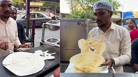 கல்லிலே கலைவண்ணம் காணும் தோச மாஸ்டர்!