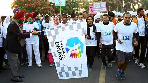 3000 க்கும் அதிகமானோர் பங்கேற்ற ஜி டெக் போதைப் பொருள் எதிர்ப்பு மராத்தான்!