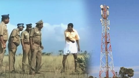 வடிவேலு பட பாணியில்  'செல்போன் டவரை காணோம்" புகார் தந்த நிறுவனம்!