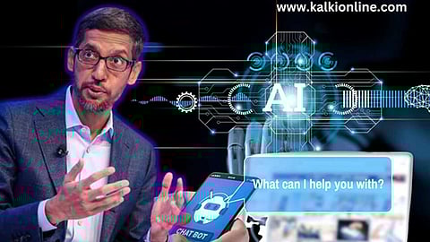 தங்களின் AI தொழில்நுட்பம் பற்றி தரமான அப்டேட்டை வெளியிட்ட சுந்தர் பிச்சை.