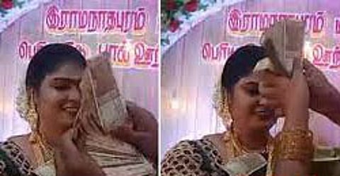 பண நோட்டுகளால் ஆசி பெற்ற திருநங்கைகள்!