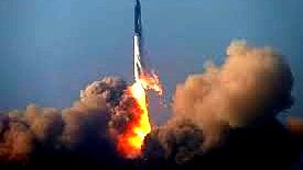 ‘ஸ்பேஸ் எக்ஸ்’ நிறுவனம் நடத்திய சோதனையில் நடுவானில் வெடித்த ‘ஸ்டார்ஷிப்’ ராக்கெட்!