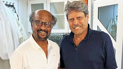 ரஜினி-கபில்தேவ் இணைந்து நடிக்கும் படம் : வைரல் புகைப்படத்தின் பின்னணி இதுதான்!