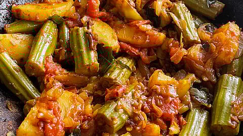 முருங்கை-உருளை பொரியல்!