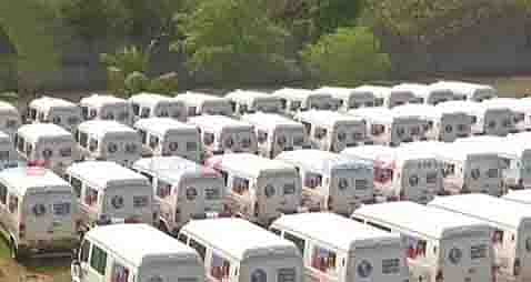 மத்திய, மாநில அரசுகளின் நீயா நானா போட்டியில் பாழாகிவரும் 250 ஆம்புலன்ஸ்கள்!