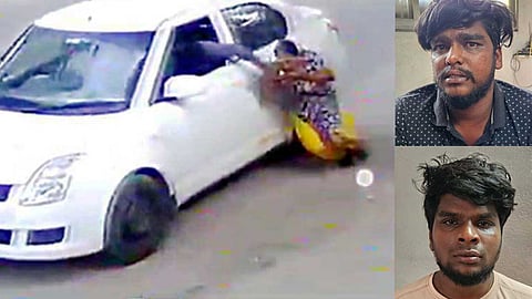 நகை பறிக்க முயன்றவர்களை 24 மணி நேரத்தில் கண்டுபிடித்த காவலர்களுக்குப் பாராட்டுகள்.