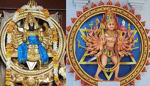 chakkarathazhwar with narasimhar