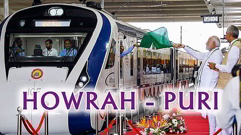 ஹெளரா - புரி வந்தே பாரத் எக்ஸ்பிரஸ் ரயில் பிரதமர் மோடி தொடங்கிவைத்தார்!