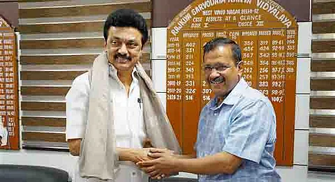 தமிழக முதல்வர் மு.க.ஸ்டாலினை நாளை சந்திக்கிறார் அரவிந்த் கெஜ்ரிவால்!