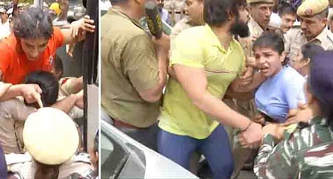 ‘பதக்கங்களை கங்கையில் வீசுவோம்’ மல்யுத்த வீரர், வீராங்கனைகள் அறிவிப்பு!