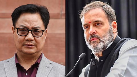 பிரதமர் மோடியை தவறாக விமர்சிப்பதுதான் ராகுல் காந்தியின் ஒரே வேலையாகிவிட்டது - மத்திய மந்திரி கிரண் ரிஜிஜூ காட்டம்!