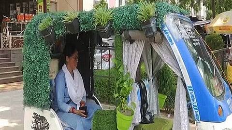 வெயிலுக்கு ஏற்ற குளுகுளு ஆட்டோ!