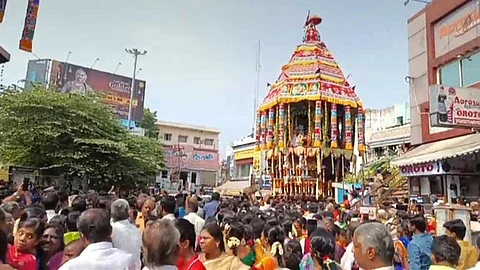 சுகவனேஸ்வரர் கோவில் வைகாசி விசாக தேரோட்டம்.