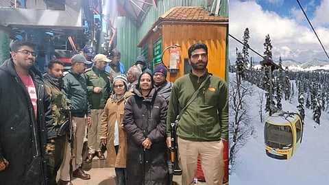 நடுவானில் சிக்கிய ரோப் கார்: 250 பயணிகள் பத்திரமாக மீட்பு!