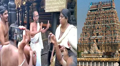 பணி செய்ய விடாமல் தடுத்ததாக சிதம்பரம் கோயில் தீட்சிதர்கள் மீது வழக்குப் பதிவு!