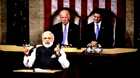 அமெரிக்க பாராளுமன்ற கூட்டத்தில் 2-வது முறையாக பேச உள்ளார் பிரதமர் மோடி!