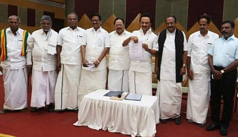 பாஜகவை கண்டித்து மதச்சார்பற்ற முற்போக்கு கூட்டணிக் கட்சித் தலைவர்கள் பொதுக்கூட்டம்!