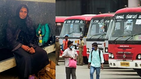 கர்நாடக அரசு பேருந்தில் பெண் போல பர்தா அணிந்தபடி இலவச பயணம் செய்தவர் சிக்கினார்!