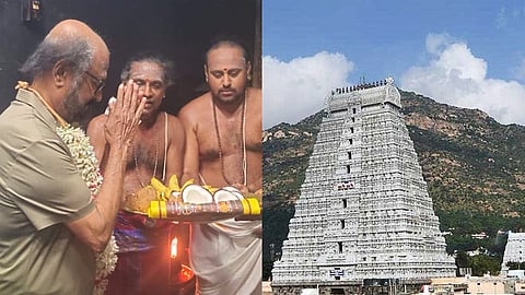 அண்ணாமலையாரை தரிசித்த ரஜினிகாந்த்: வைரலாகும் புகைப்படம்!