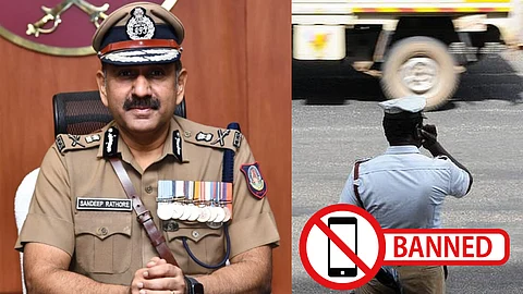 வேலை நேரத்தில் காவலர்களுக்கு நோ செல்போன்: சென்னை காவல் ஆணையர் அதிரடி!
