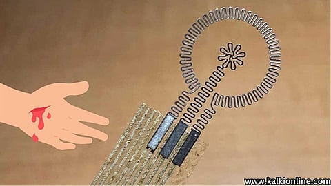 காயங்களை விரைவாக குணப்படுத்தும் எலக்ட்ரானிக் பேண்டேஜ்.